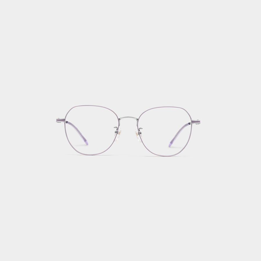 EXPEDITION - 多邊形混合鈦金屬光學眼鏡