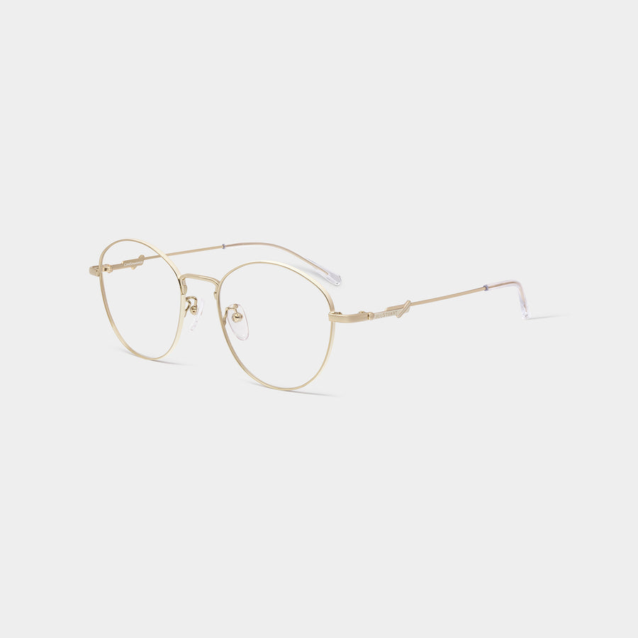 CONTINUANCE - 梨形混合鈦金屬光學眼鏡