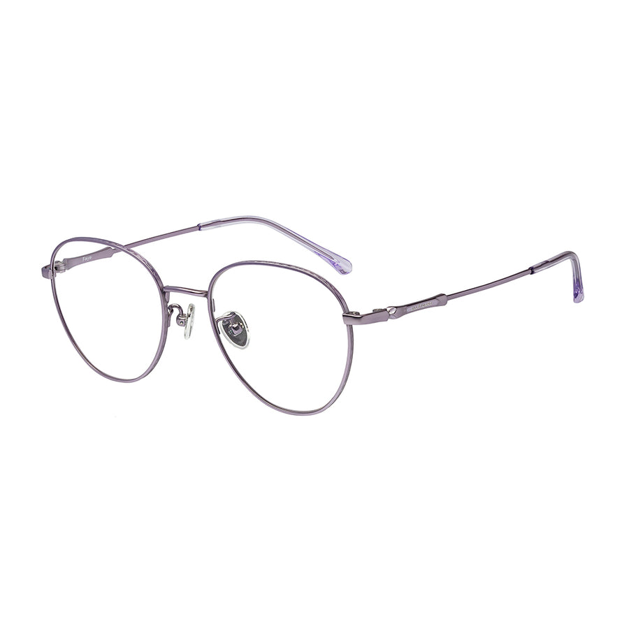 FAYE - Pear Titanium Optical Glasses