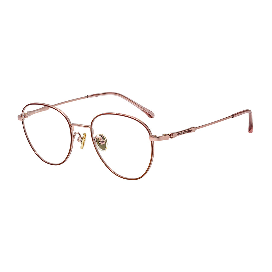 FAYE - Pear Titanium Optical Glasses