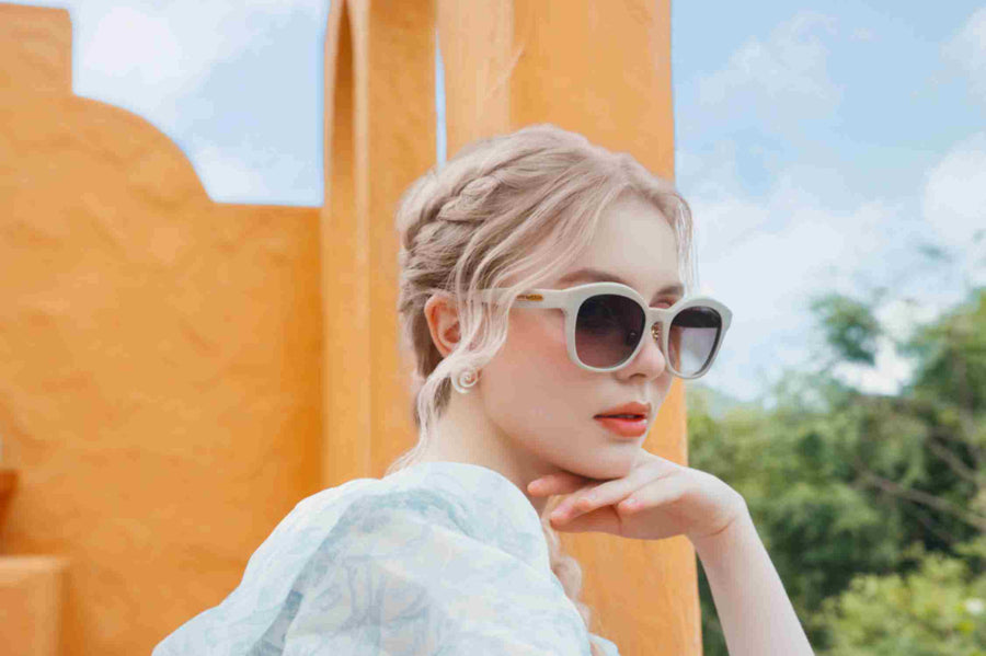 RILEA - Polygonal Acetate Sunglasses