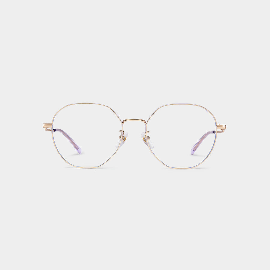 Mixed-Titanium Angular Optical Glasses | JILLSTUART Eyewear