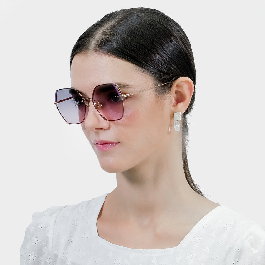 Metal Angular Sunglasses | JILLSTUART Eyewear ELLIE